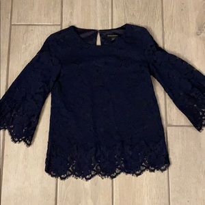 Navy banana republic top